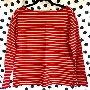Vineyard Vines top red and white striped